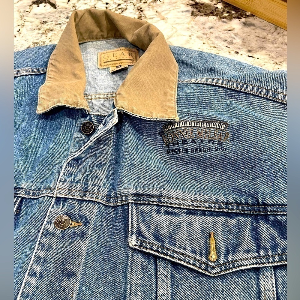 Vintage Denim Gear for Sports Ronnie Milslap Jacket men’s size XL - Picture 3 of 12